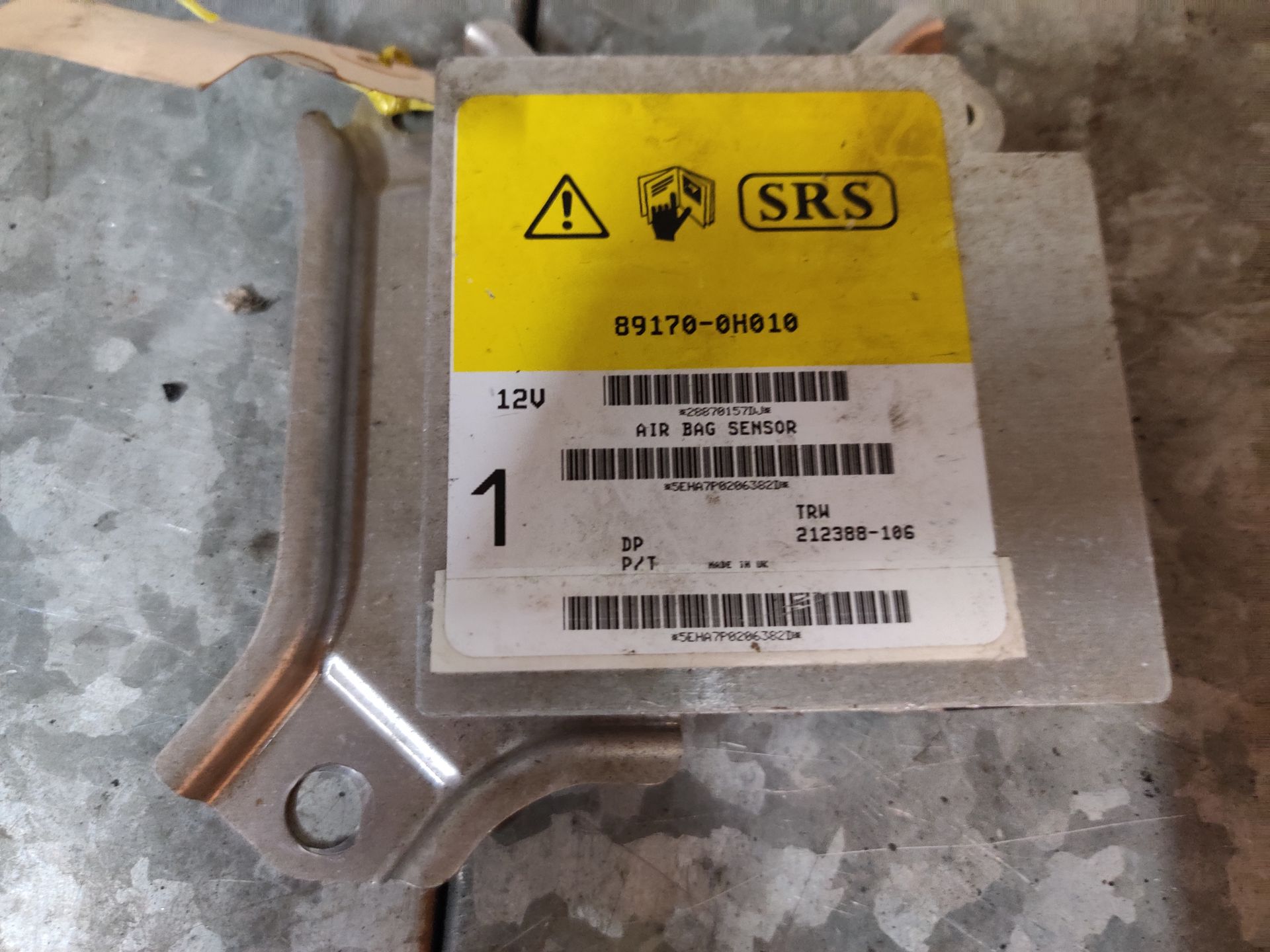 Toyota Aygo airbagsensor uit 2007