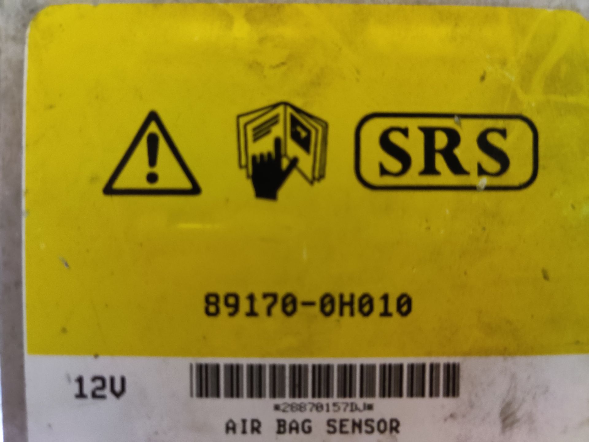 Toyota Aygo airbagsensor uit 2007