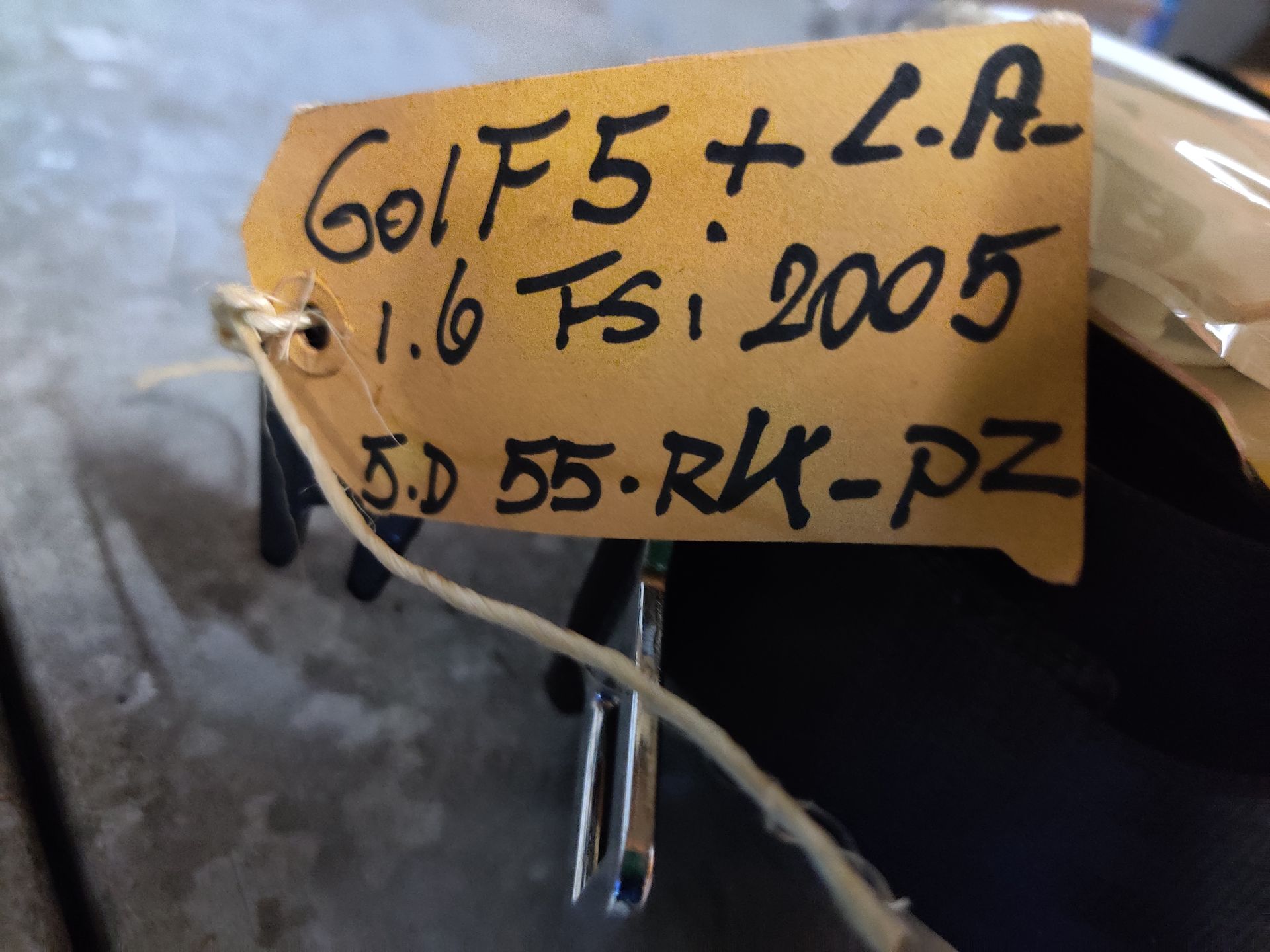 VW Golf 5 plus, rolgordel linksachter