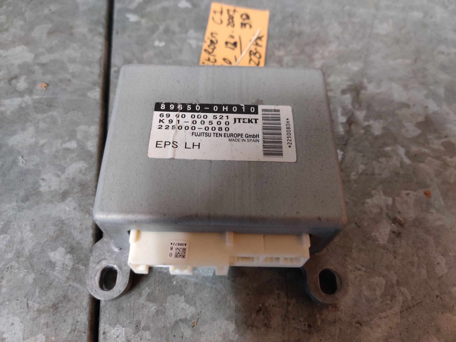Citroen C1 stuurbekrachtigingscomputer
