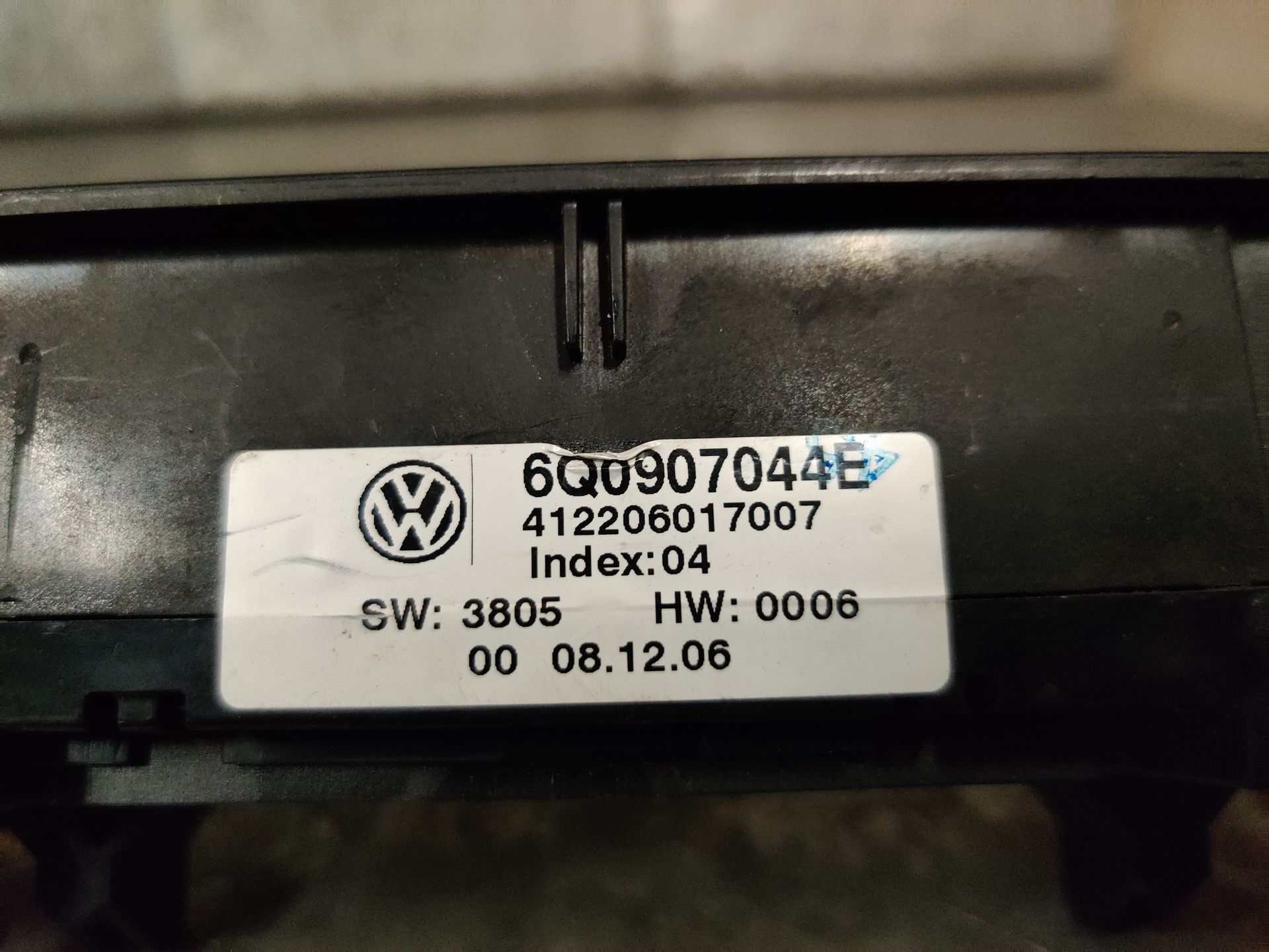 VW Polo climatronic regelaar van een 1.4