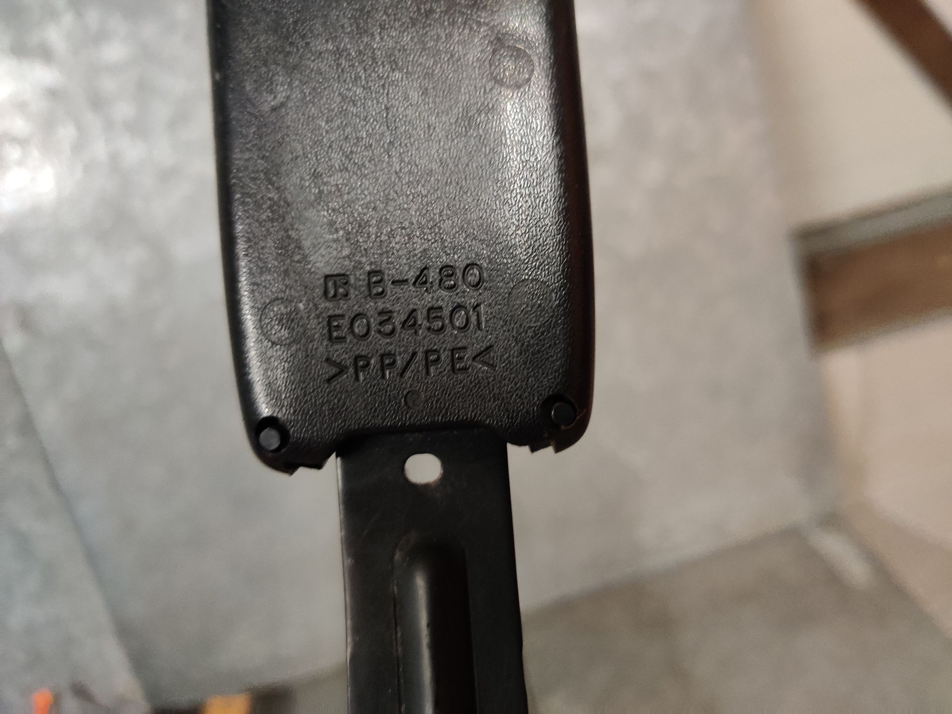 Citroen C1 gordelhouder rechtsvoor uit 2007