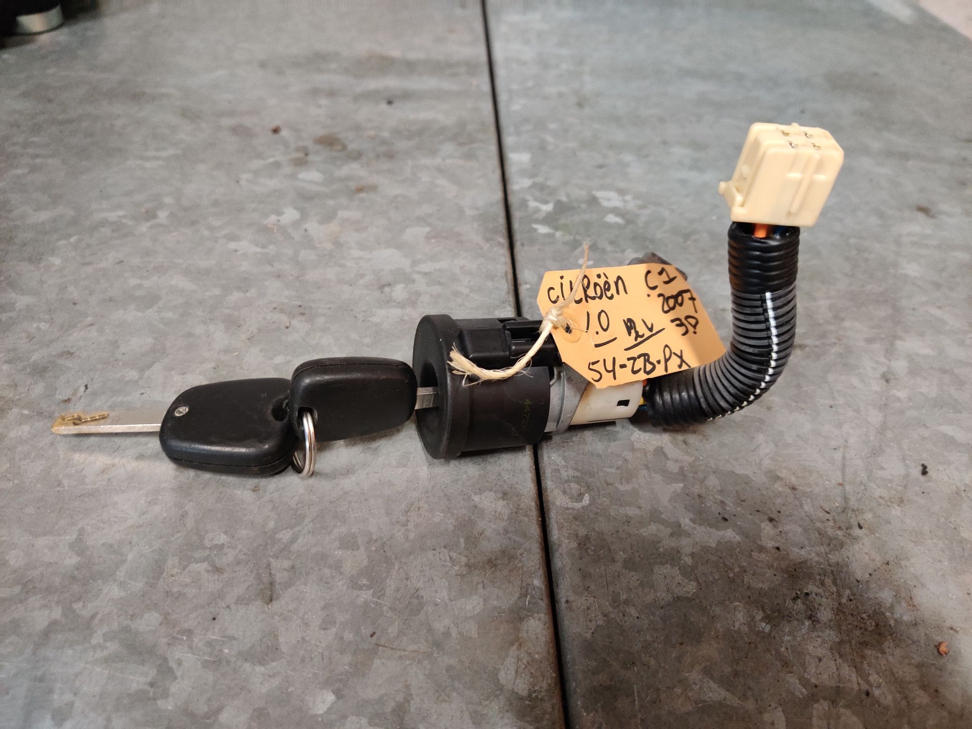 Contacteur d'allumage Citroën C1 avec 2 clés
