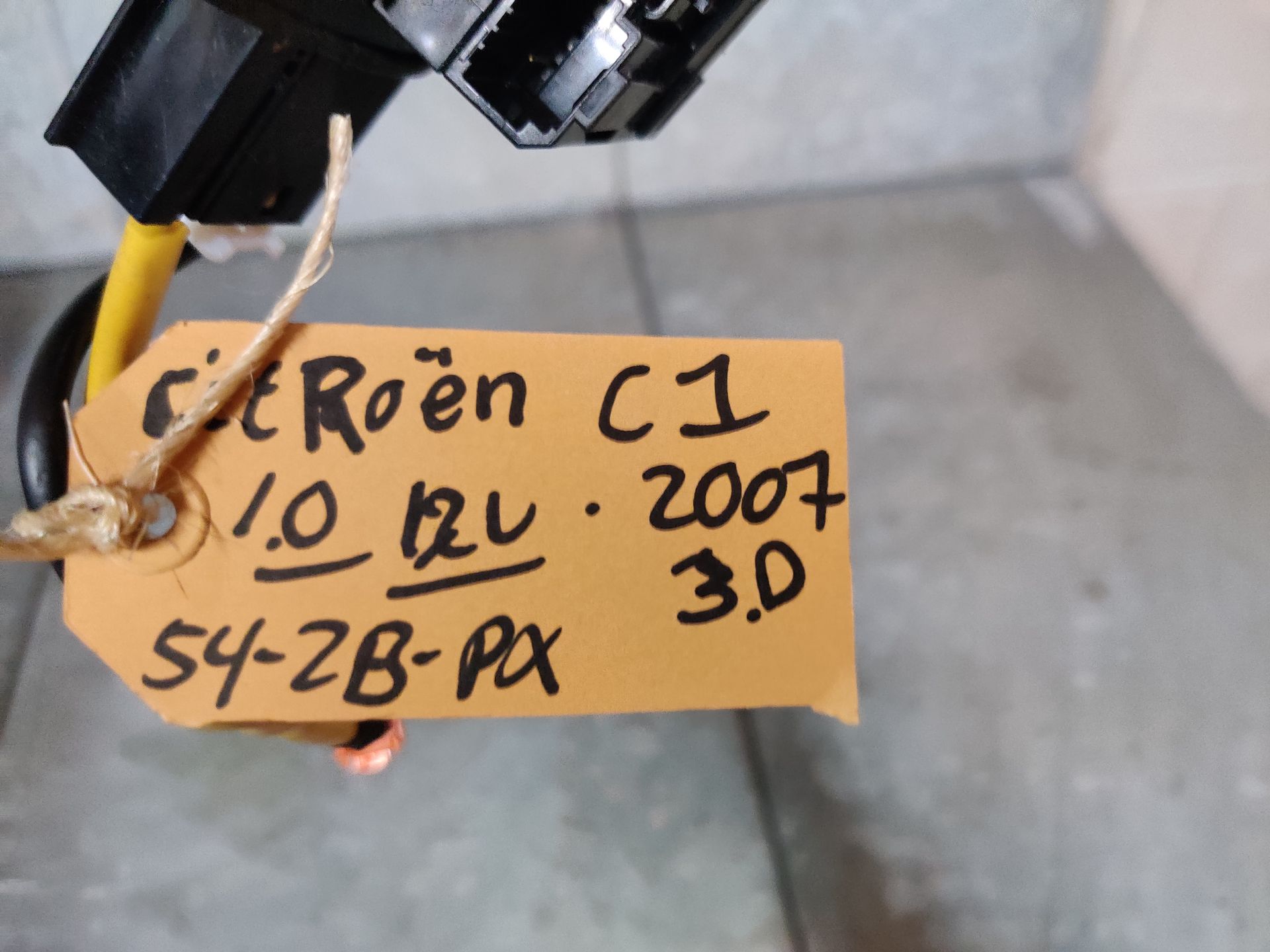 Citroën C1 airbagring van een 1.0 12V