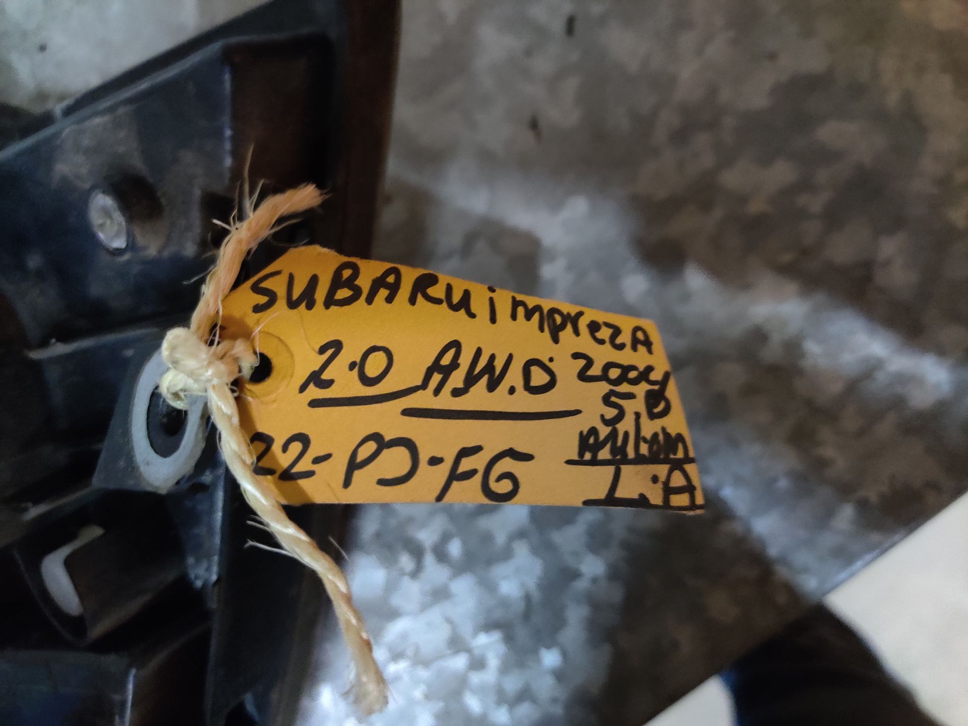 Subaru Impreza linker achterlicht
