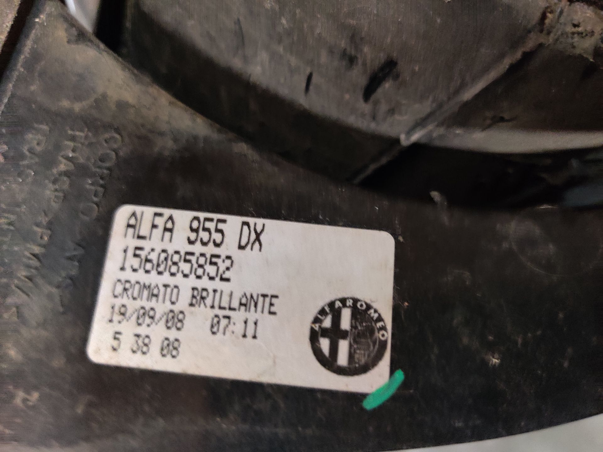 Alfa Romeo MiTo rechter achterlicht
