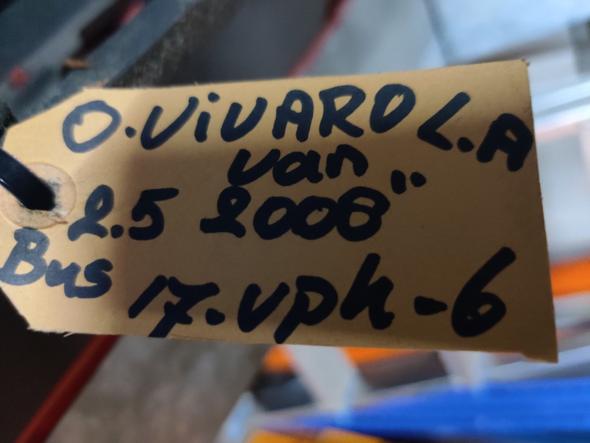 Opel Vivaro , Renault Trafic linker achterlicht