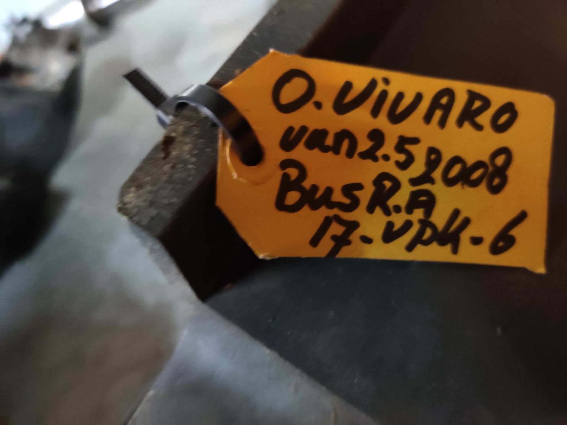 Opel Vivaro , Renault Trafic rechter achterlicht van 2008, gebruikt.
