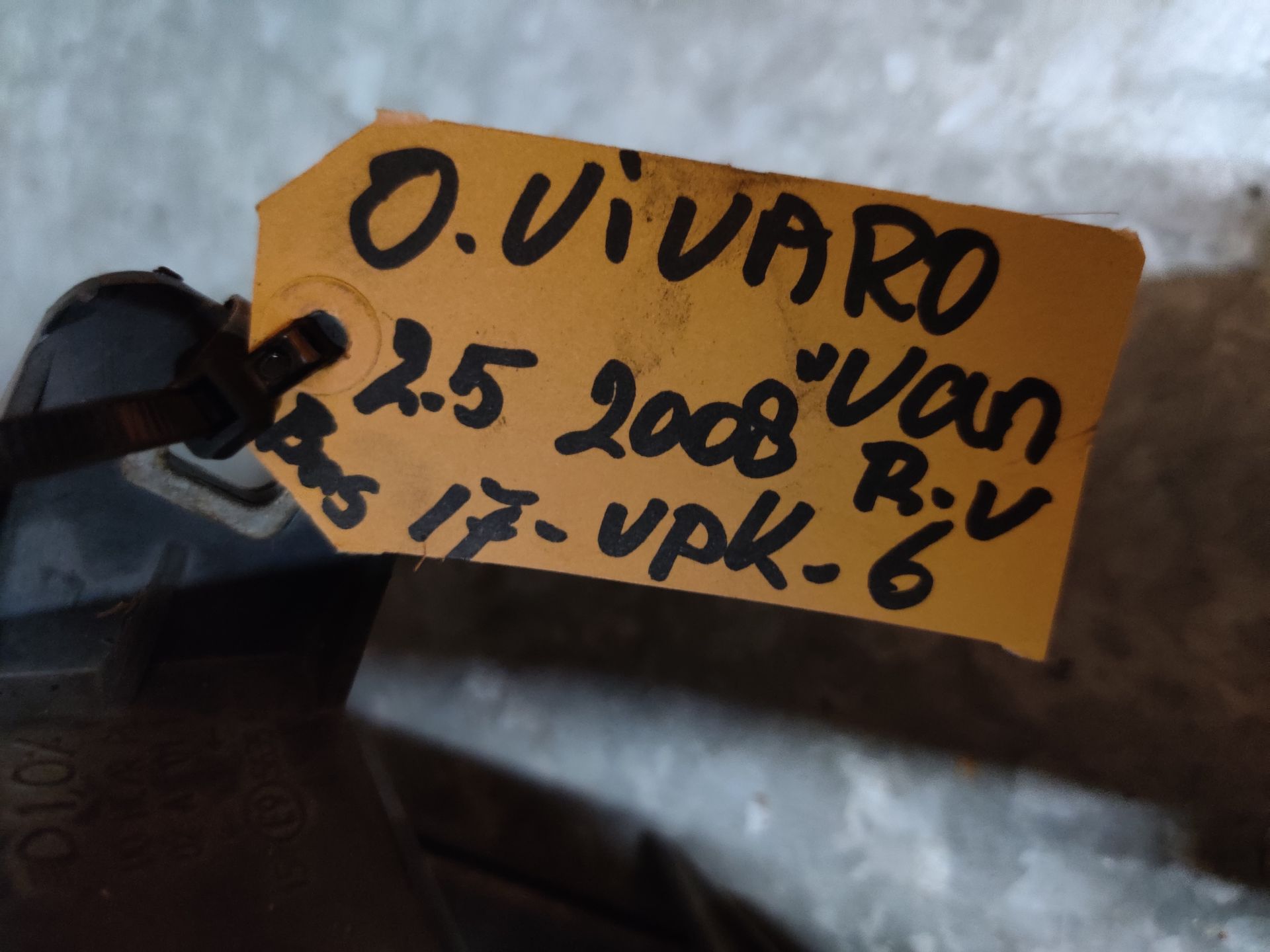 Opel Vivaro , Renault Trafic rechter koplamp