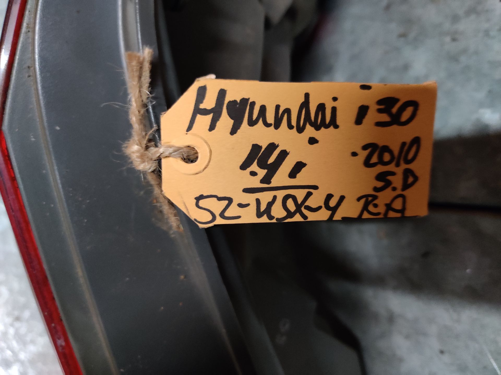 Hyundai i30 rechter achterlicht van een 5 deurs model uit 2010.