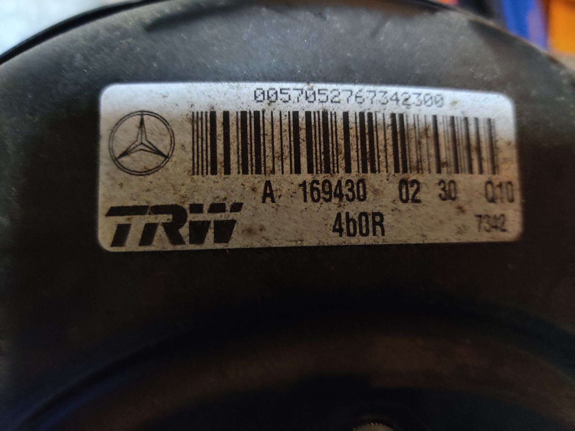Mercedes B Klasse (W245) een rembekrachtiger van een 1.7 16V uit 2005, gebruikt.