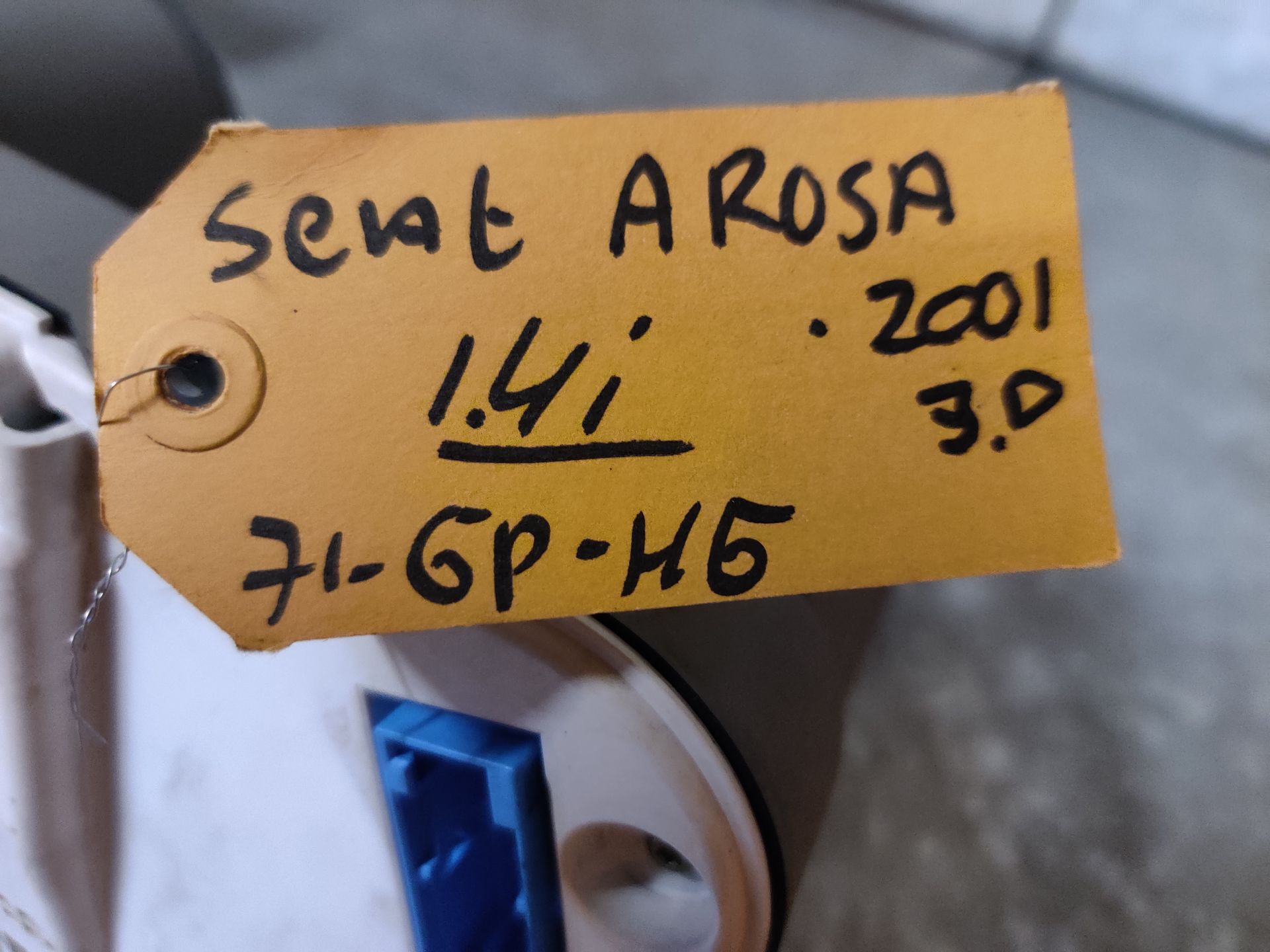 Seat Arosa kilometerteller van een 1.4i uit 2001 (modeljaar 1997-2004).