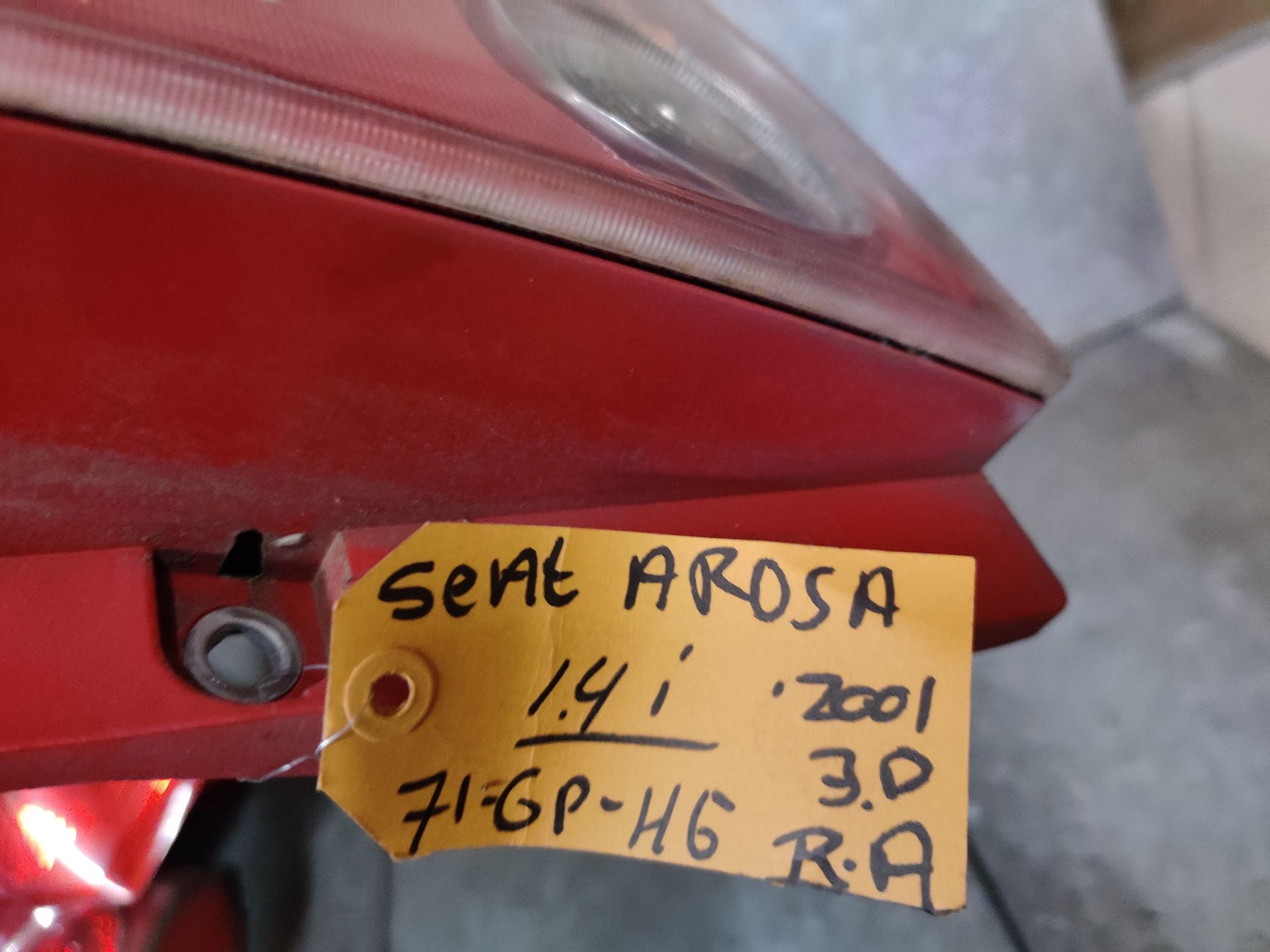 Seat Arosa rechter achterlicht model 1997 tot en met 2004, gebruikt.