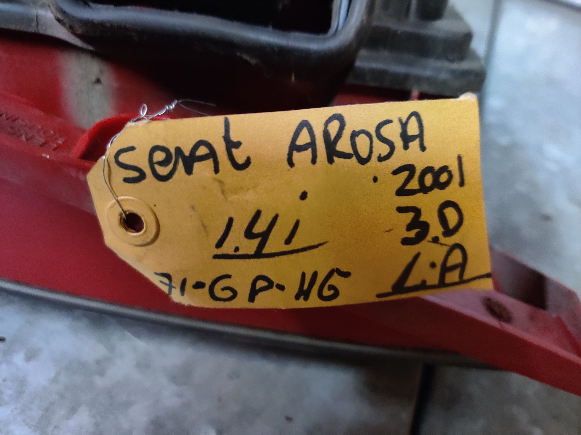 Seat Arosa linker achterlicht model 1997 tot en met 2004, gebruikt.
