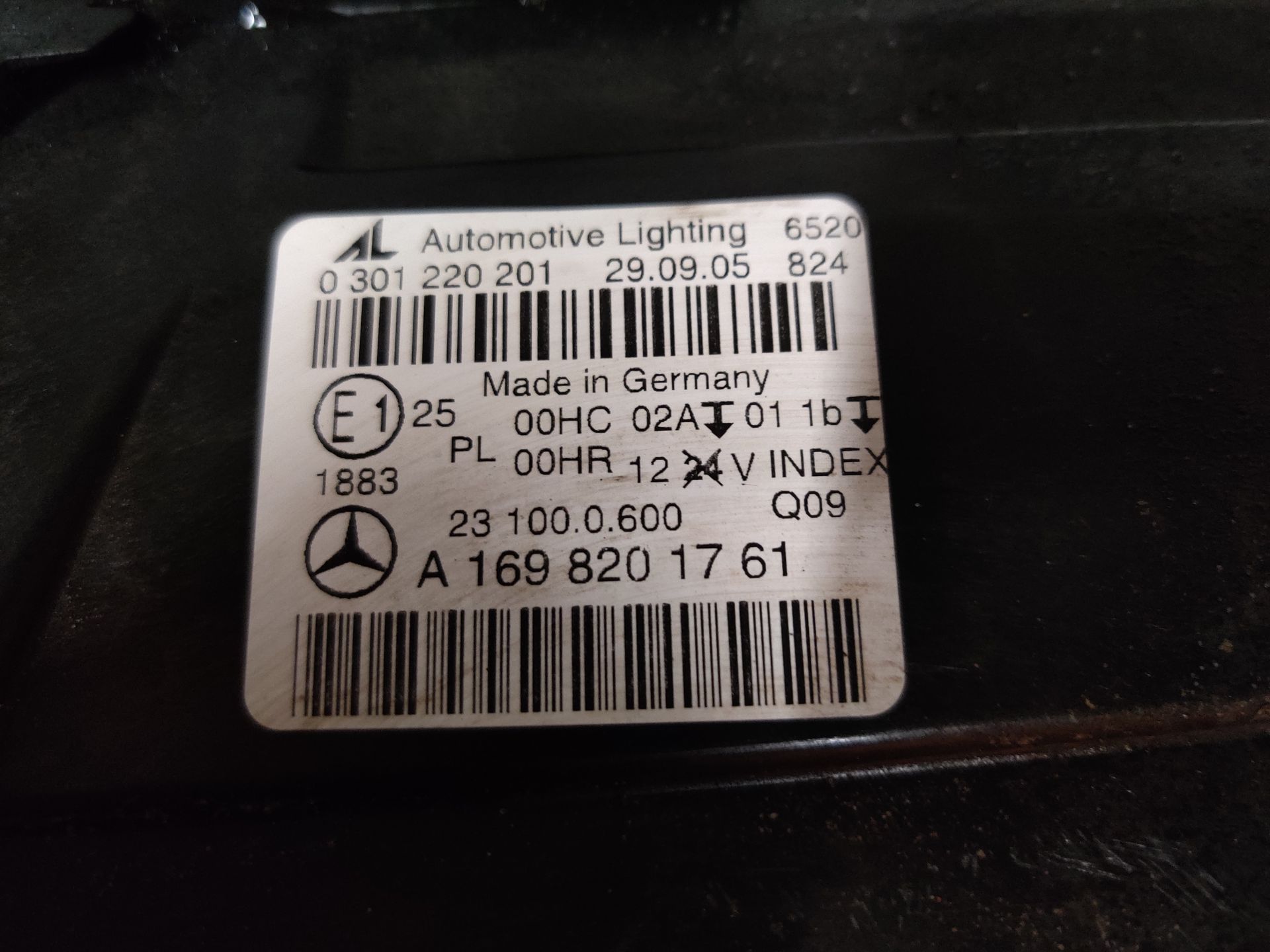 Mercedes B Klasse (W245) linker koplamp modeljaren 2005 tot en met 2011.