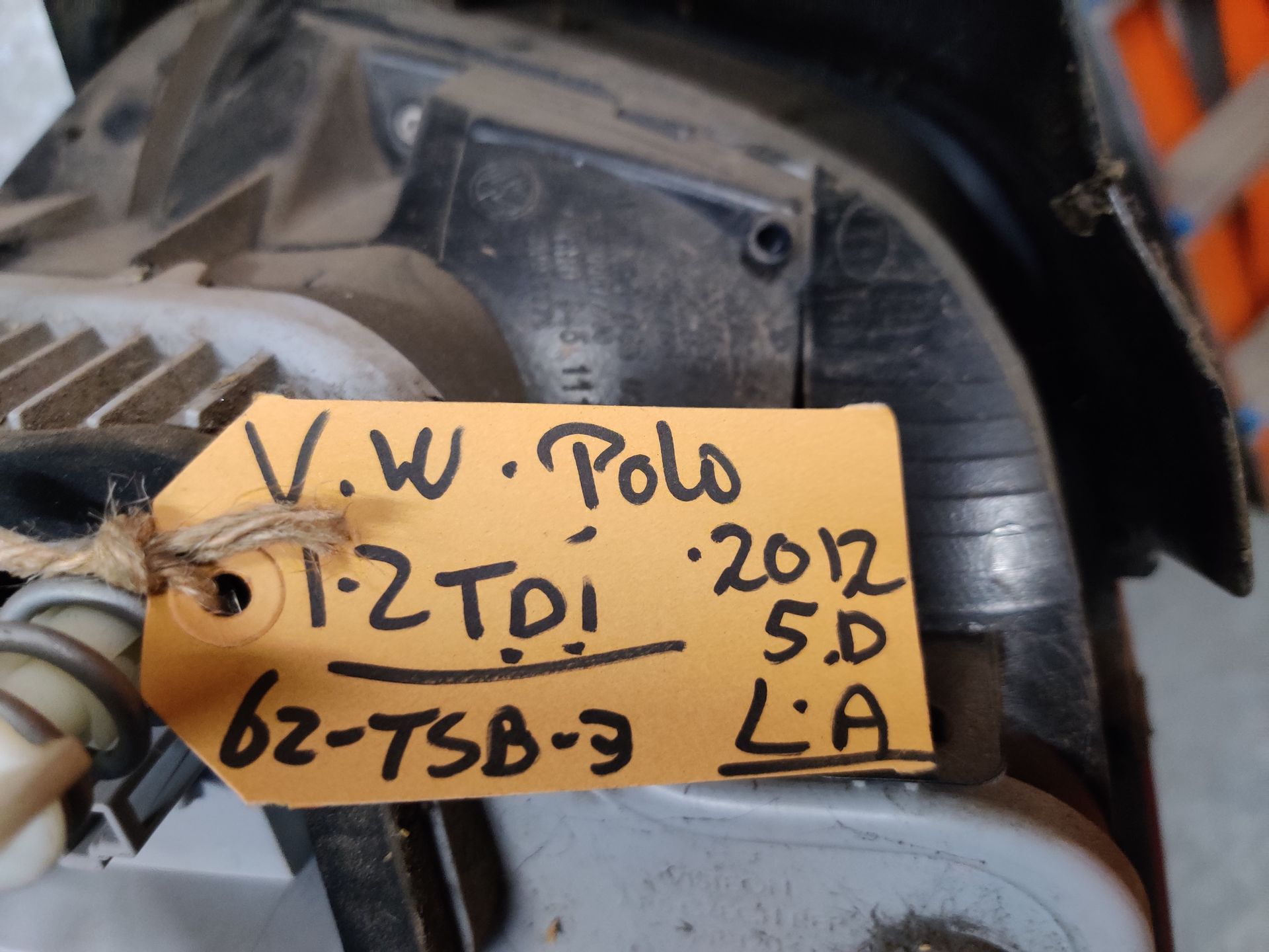 VW Polo linker achterlicht geproduceerd van 2009 tot en met 2017.