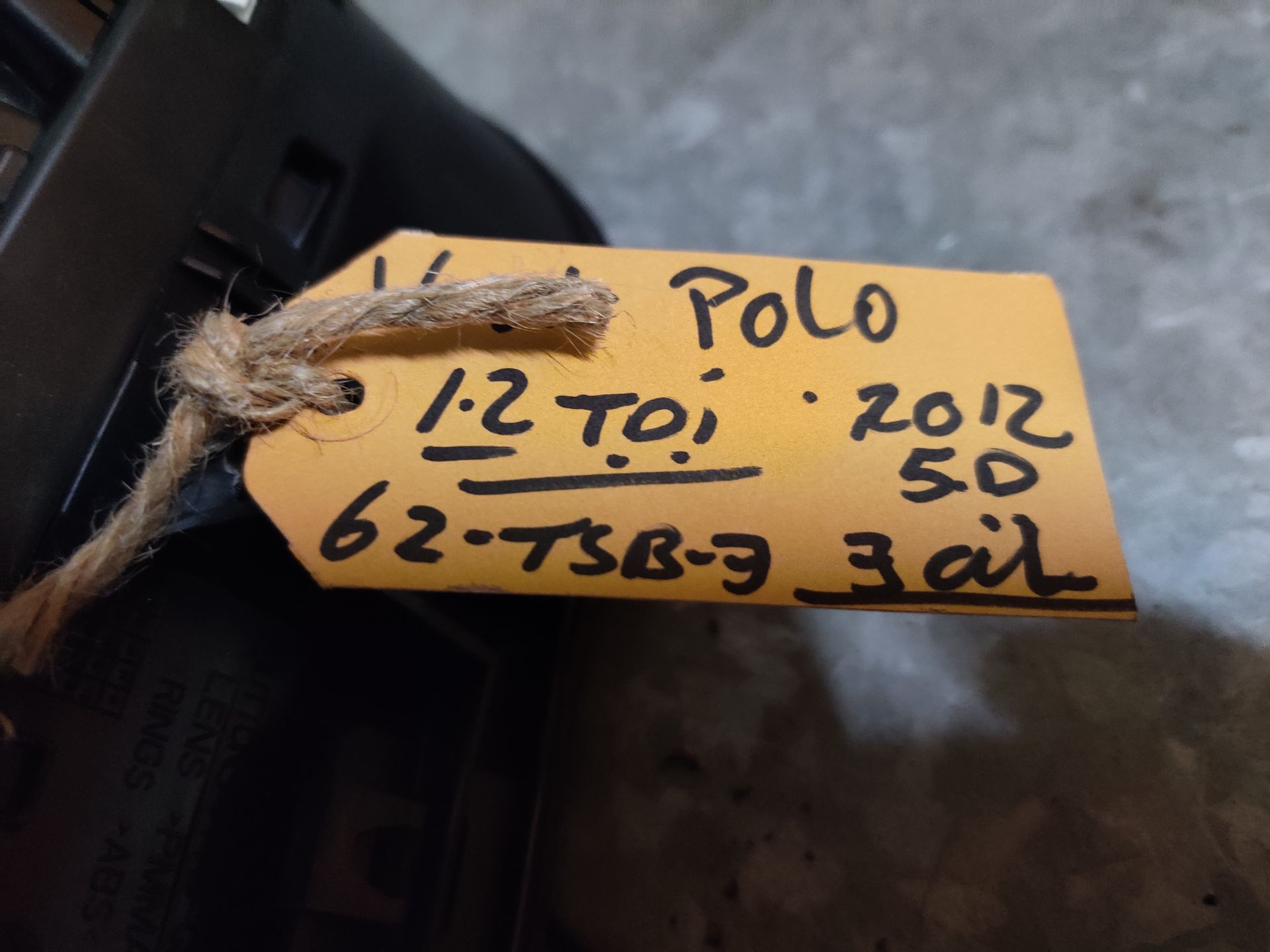 VW Polo kilometerteller geproduceerd van 2009 tot en met 2017.