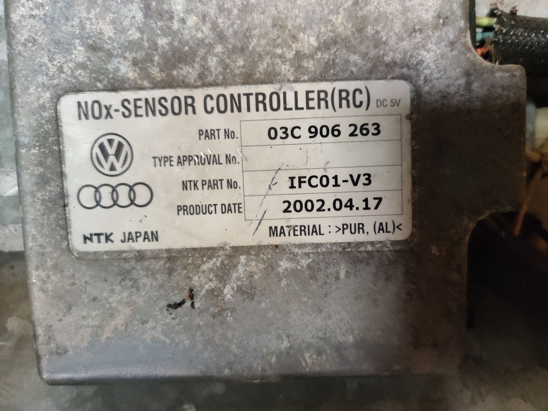 VW Polo NOx Sensor Contoller van een 1.4 (modeljaren 2002 tot en met 2006).