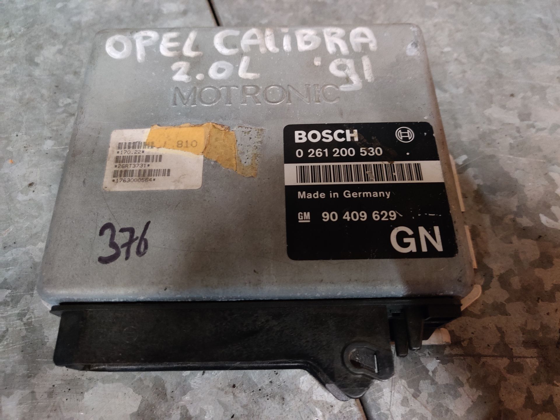 Opel Calibra 2.0i motor control unit (ECU) modeljaar 1991- 1996.