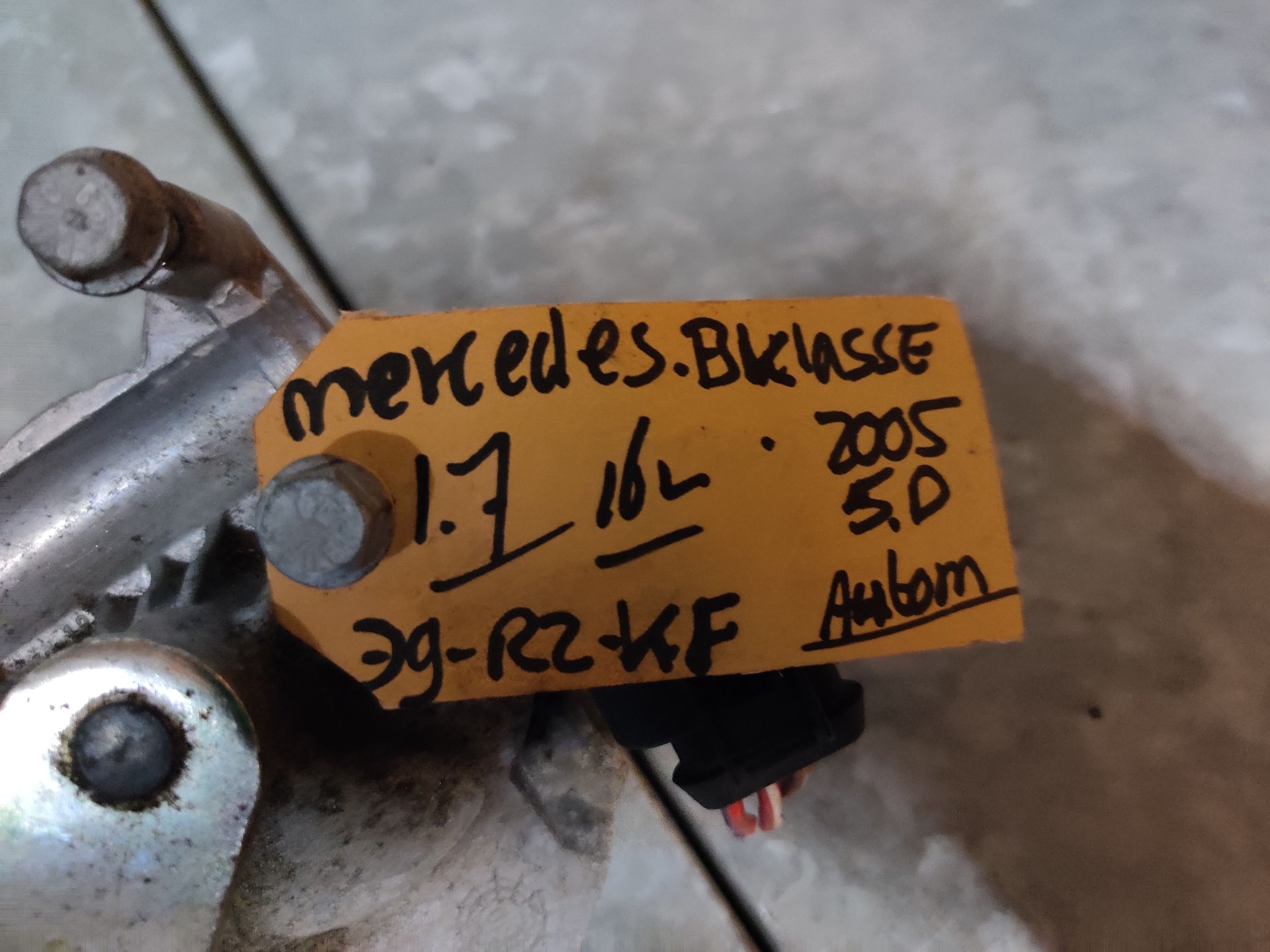 Mercedes B Klasse 1.7 16V ruitenwissermotor modeljaren 2005 - 2009, gebruikt.