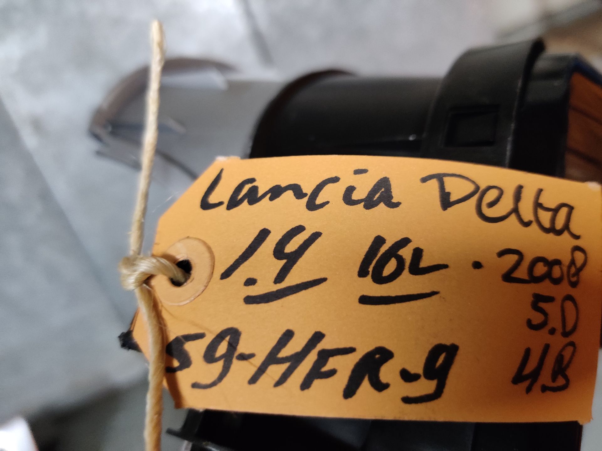 Lancia Delta kilometerteller van een 1.4 16V uit 2008.