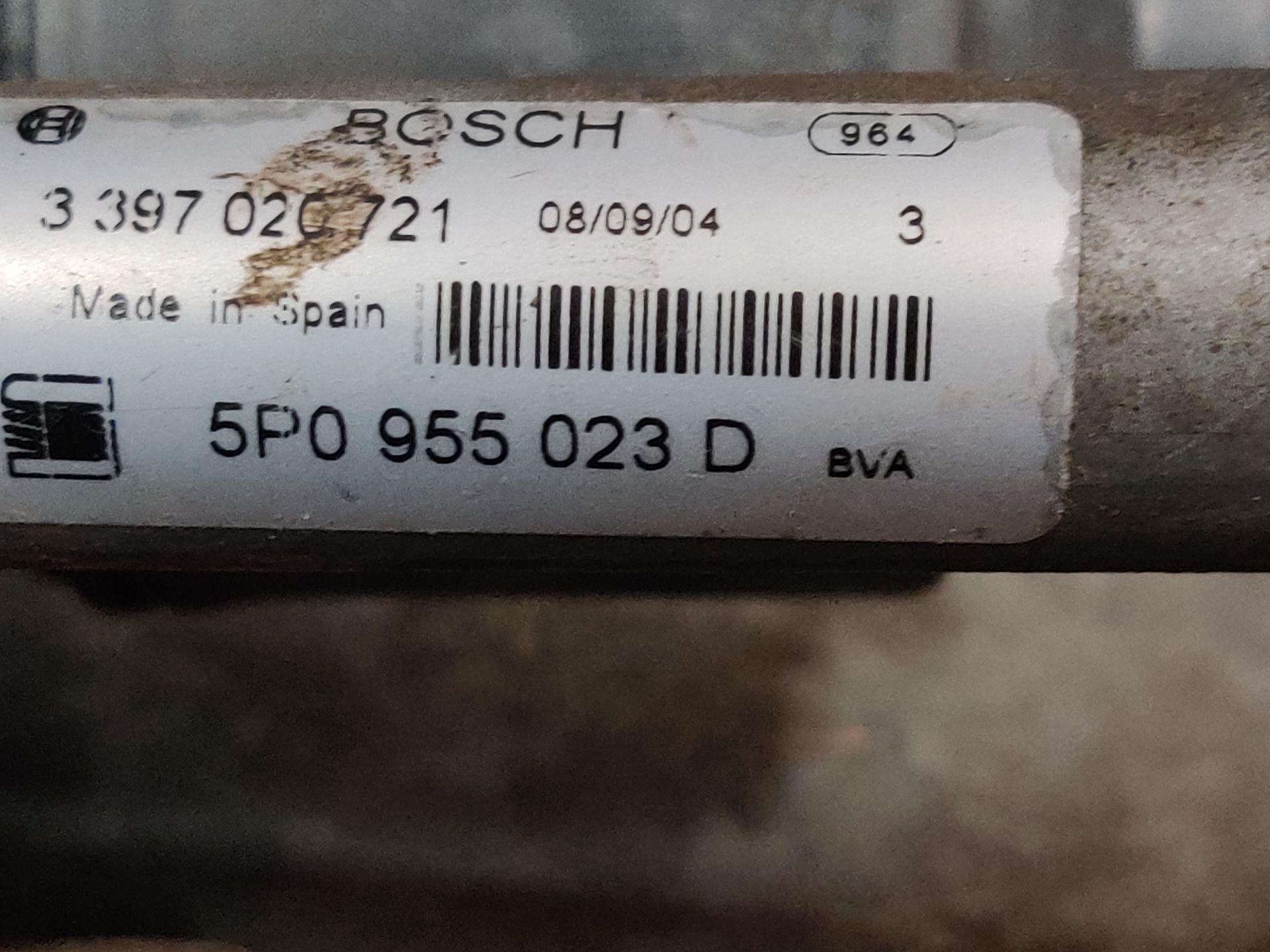 Seat Altea ruitenwissermotor rechtsvoor van een 2.0 FSi uit 2004.