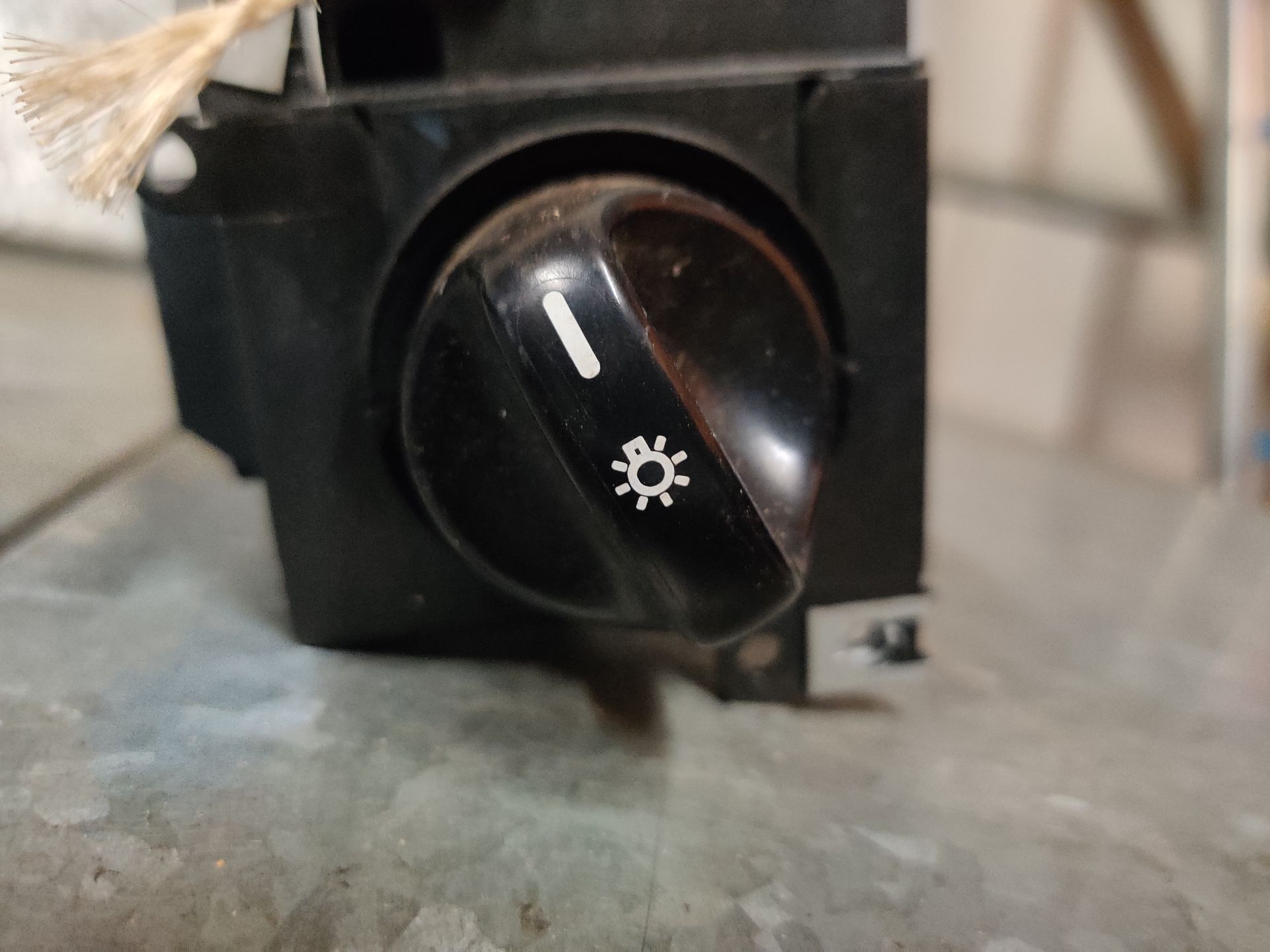 Mercedes A160 een lichtschakelaar van een 2003 model, gebruikt.