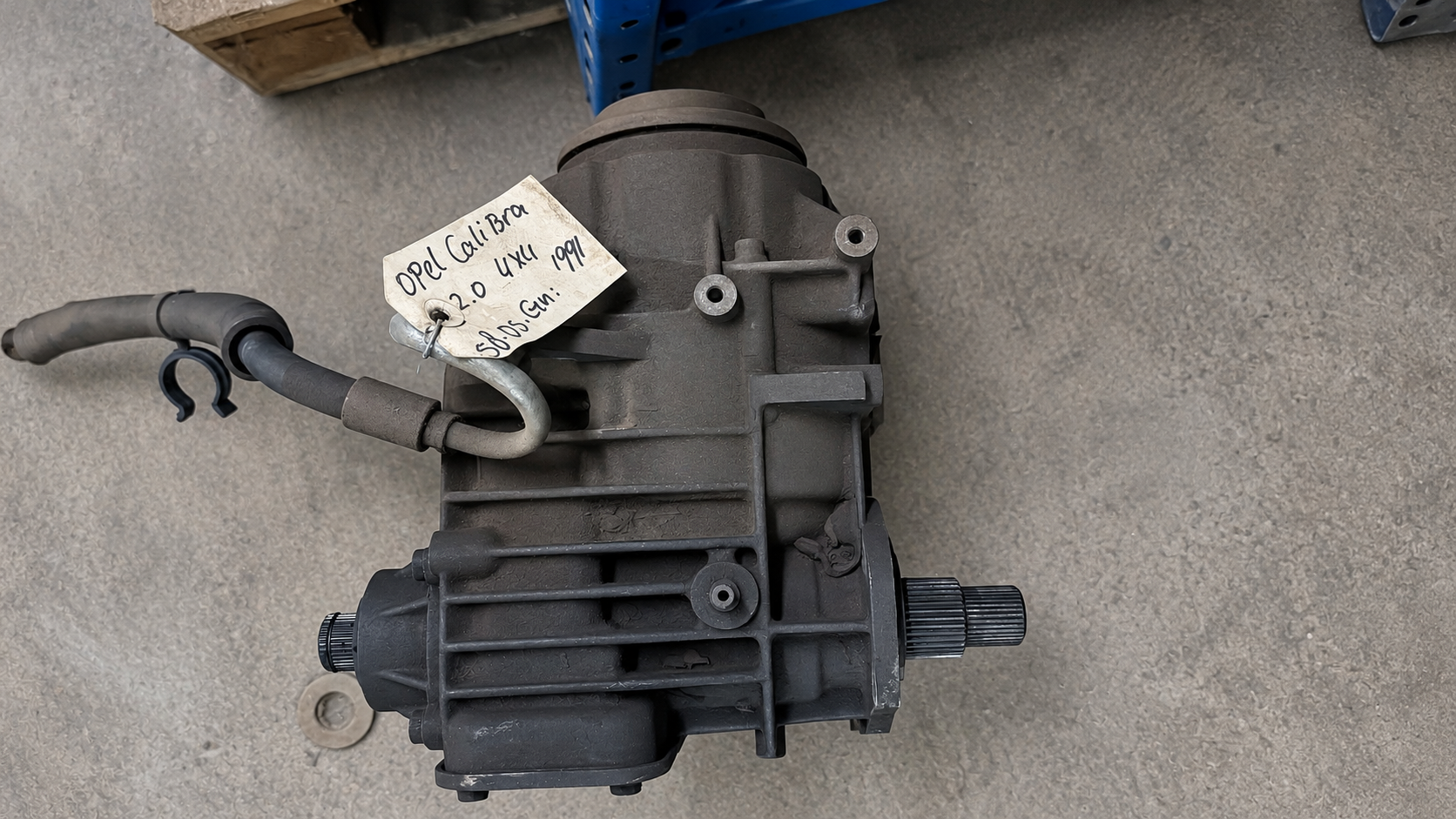 Opel Calibra, Opel Vectra tussenbak / transfer-case van een 4x4 model.