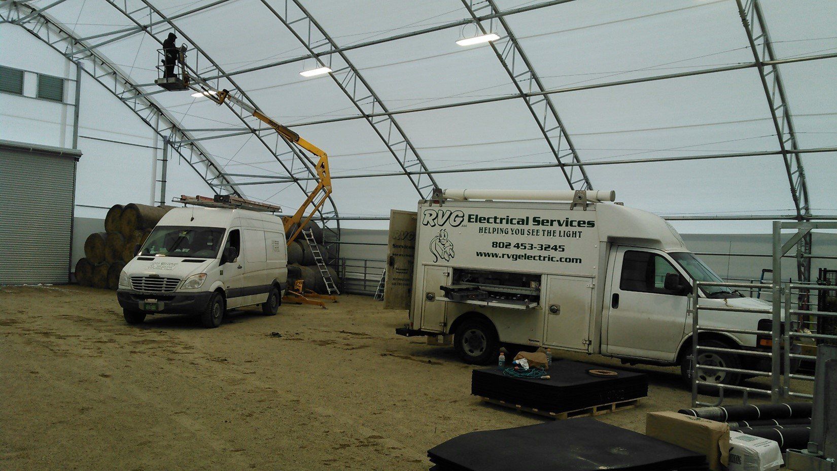Working Area – Bristol, VT – RVG Electrical Services, LLC