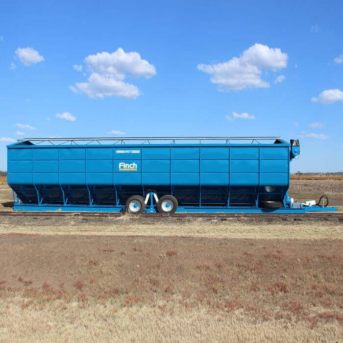Centre Lift Mobile Field Bins