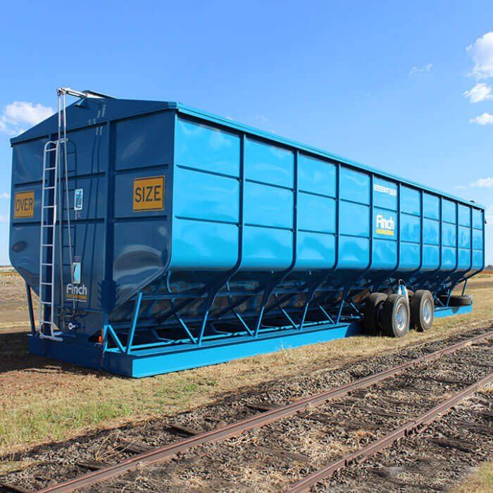 Centre Lift Mobile Field Bins