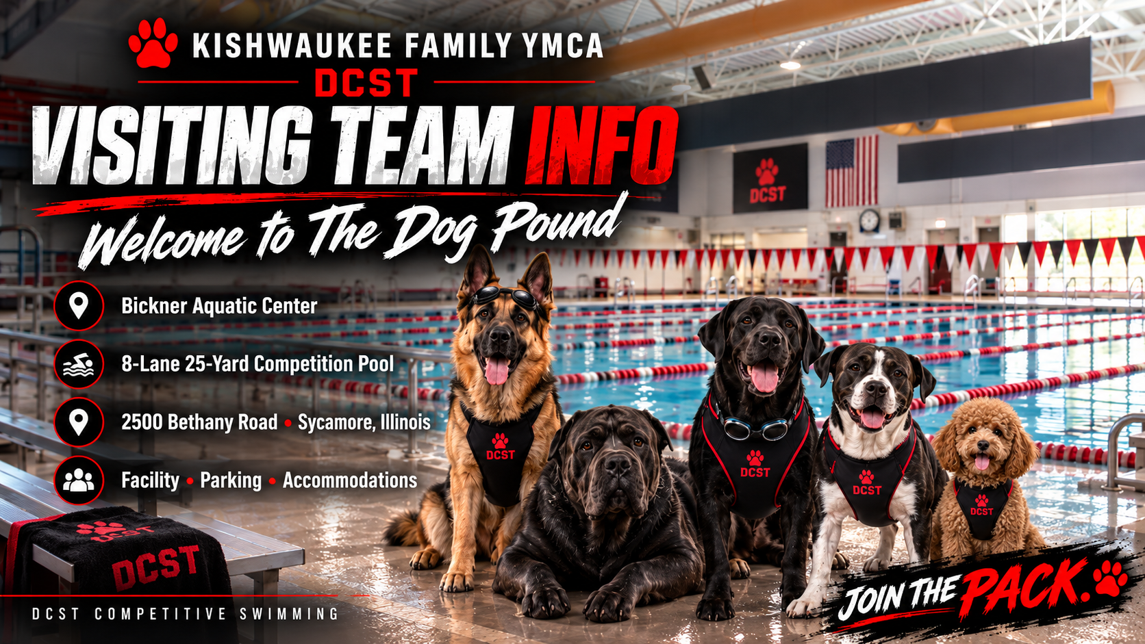 Visiting Team Info
About Our Facility And Nearby Accomodations
