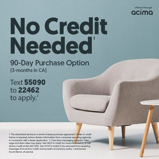 A picture of a chair that says no credit needed