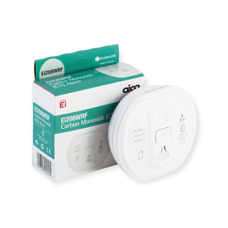 Koolmonoxidemelder Ei 208 WRF batterij draadloos koppelen