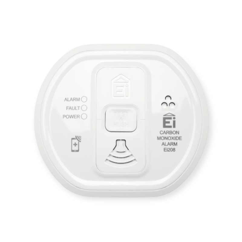 Koolmonoxidemelder Ei 208 batterij