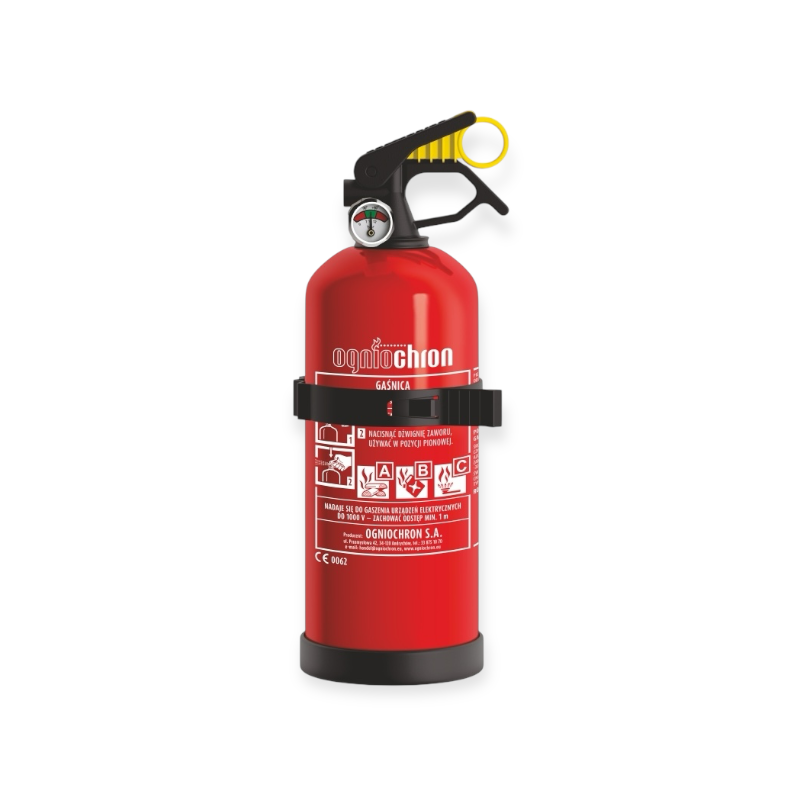 Nofire 1 kilo poederblusser met manometer