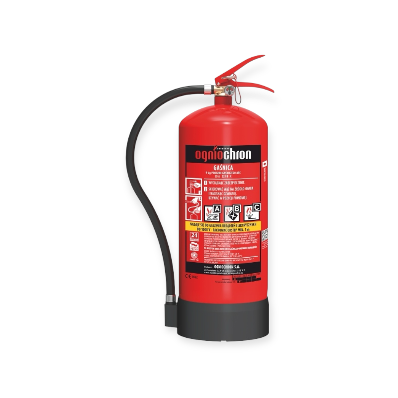 Nofire 12 kilo poederblusser met manometer