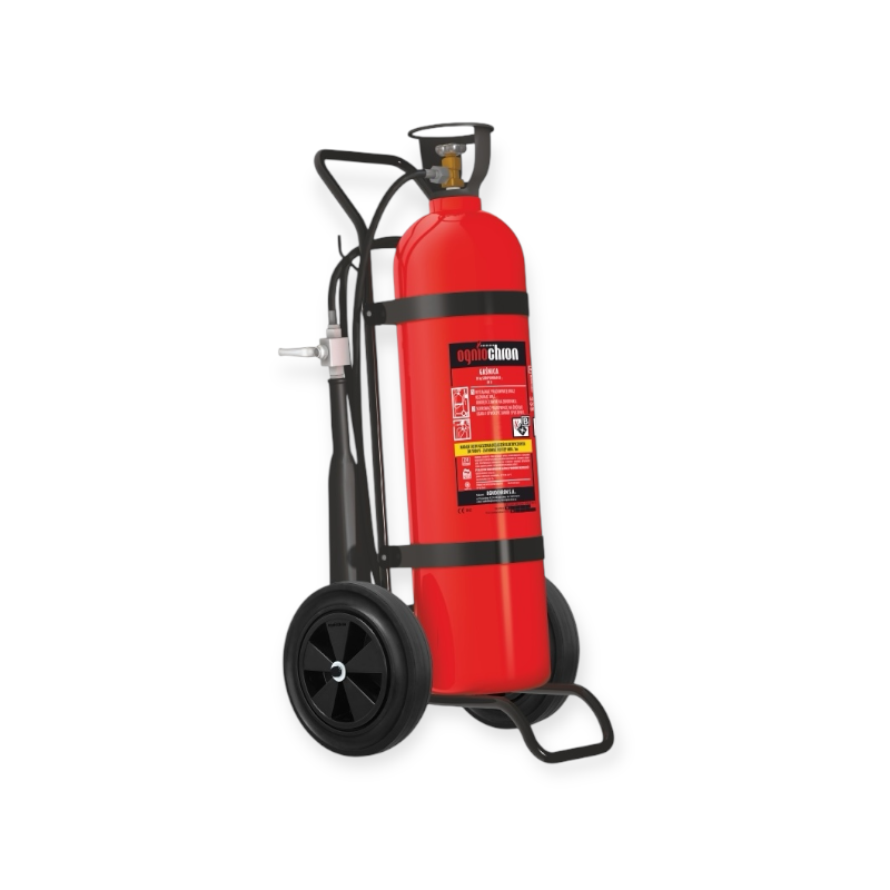 Nofire 20 kilo verrijdbare CO2 bluswagen