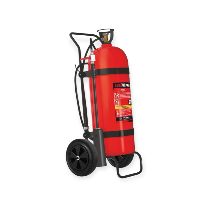 Nofire 50 kilo verrijdbare CO2 bluswagen
