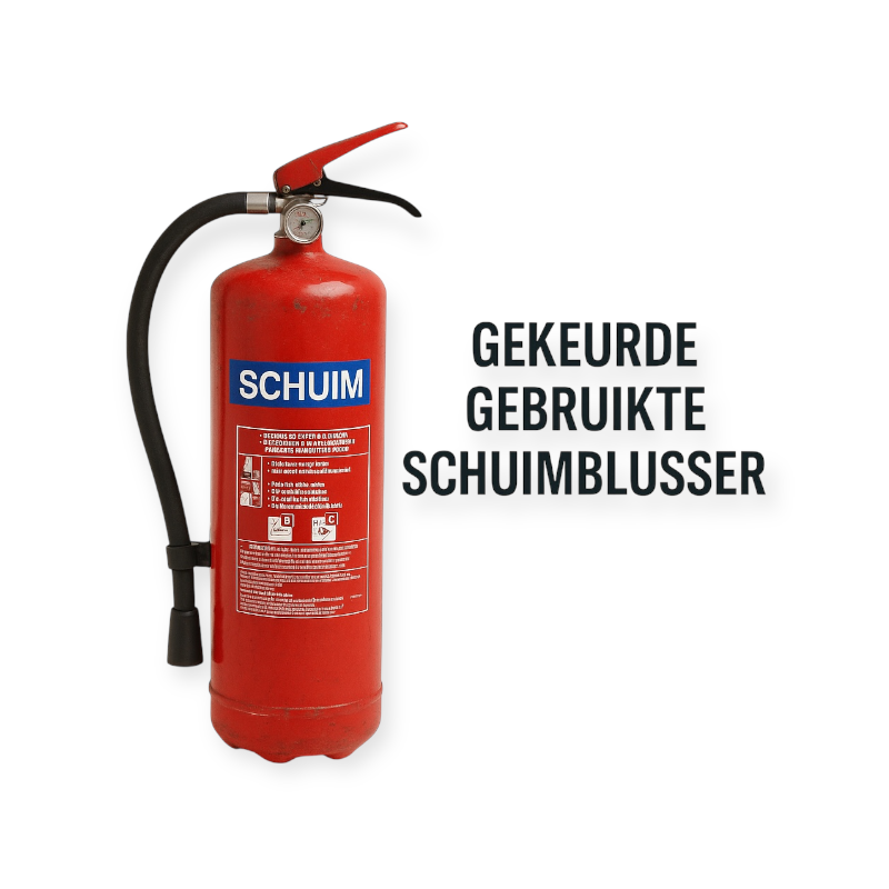 Tweedehands 6 liter schuimblusser