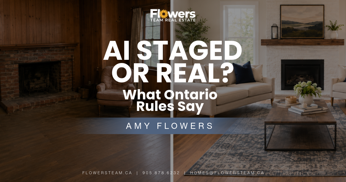 virtual home staging, AI staging Ontario, digital home staging, virtually staged photos, RECO 