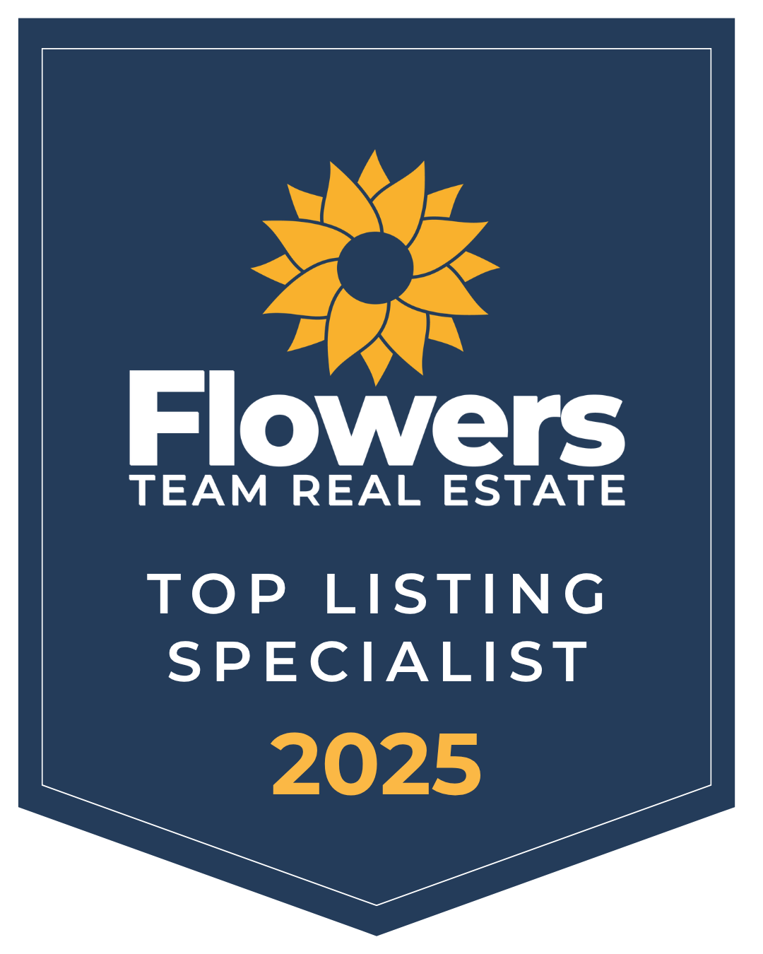 2025 Flowers Team Award, Top Listing Specialist