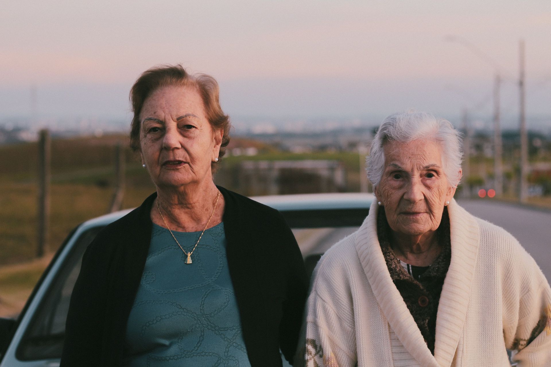 Older women cheering with champagne.