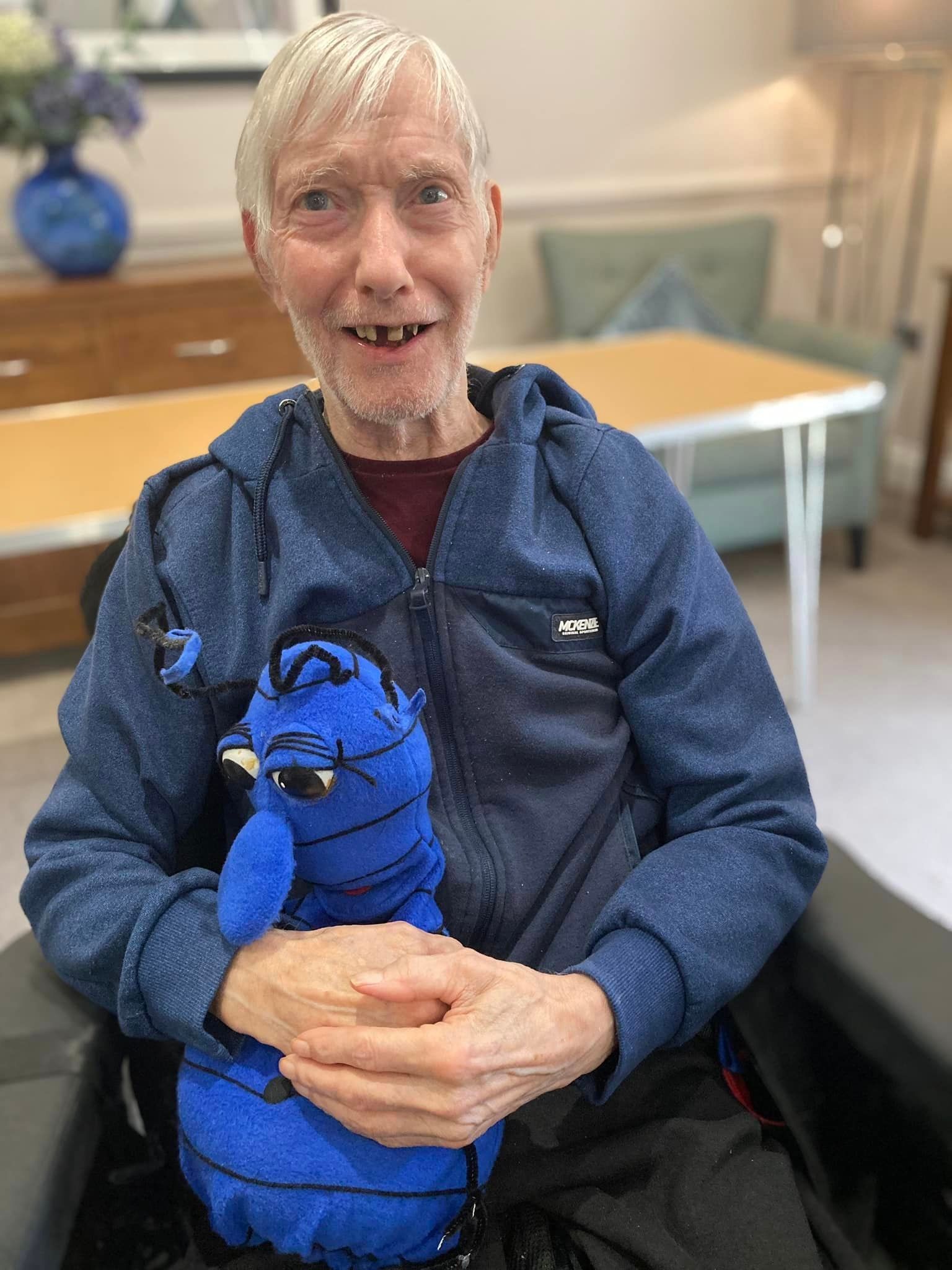 Resident at Corrina Care Home with Hum bug