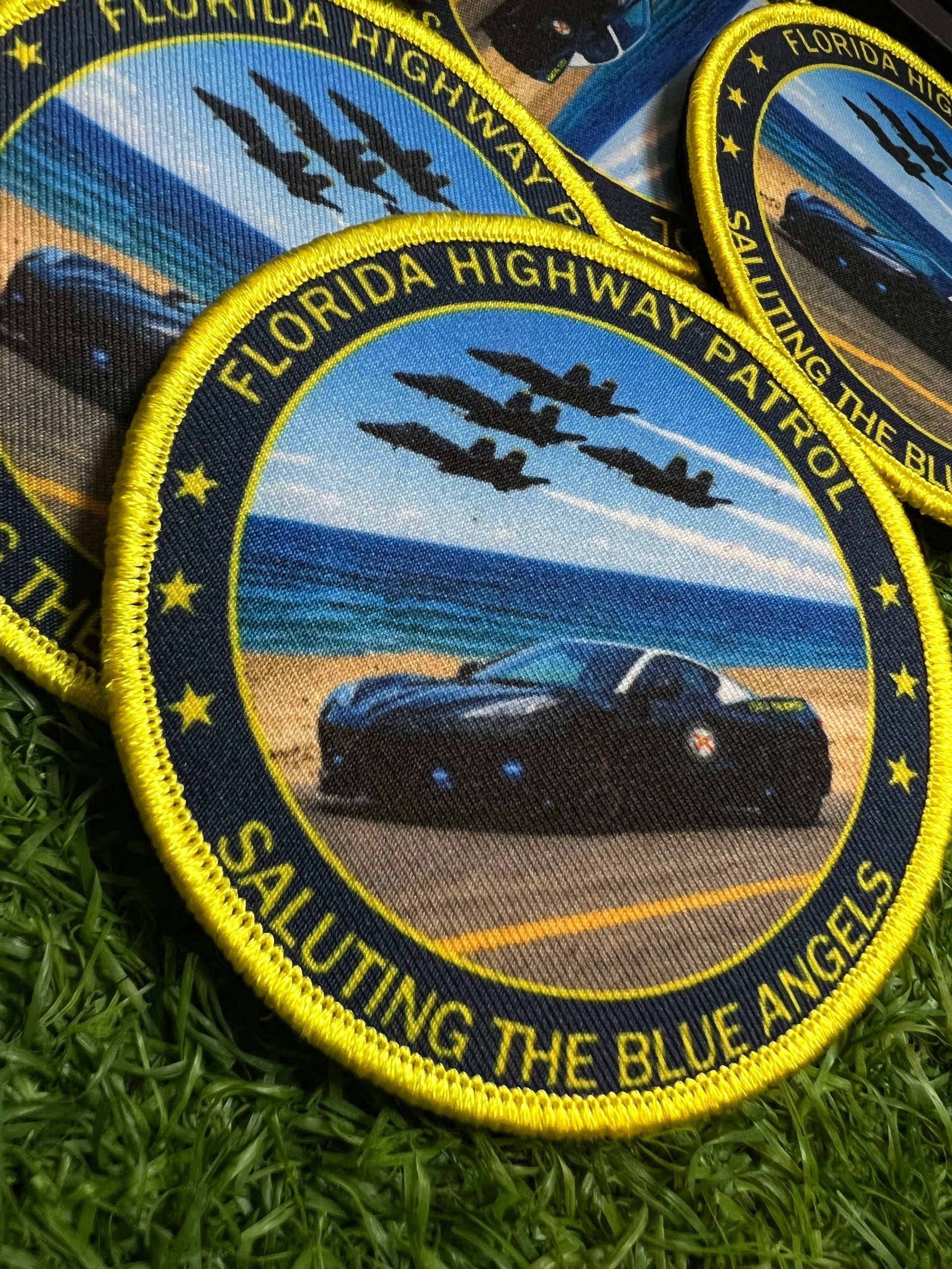 FHP Blue Angels sublimation marrow edge Patch