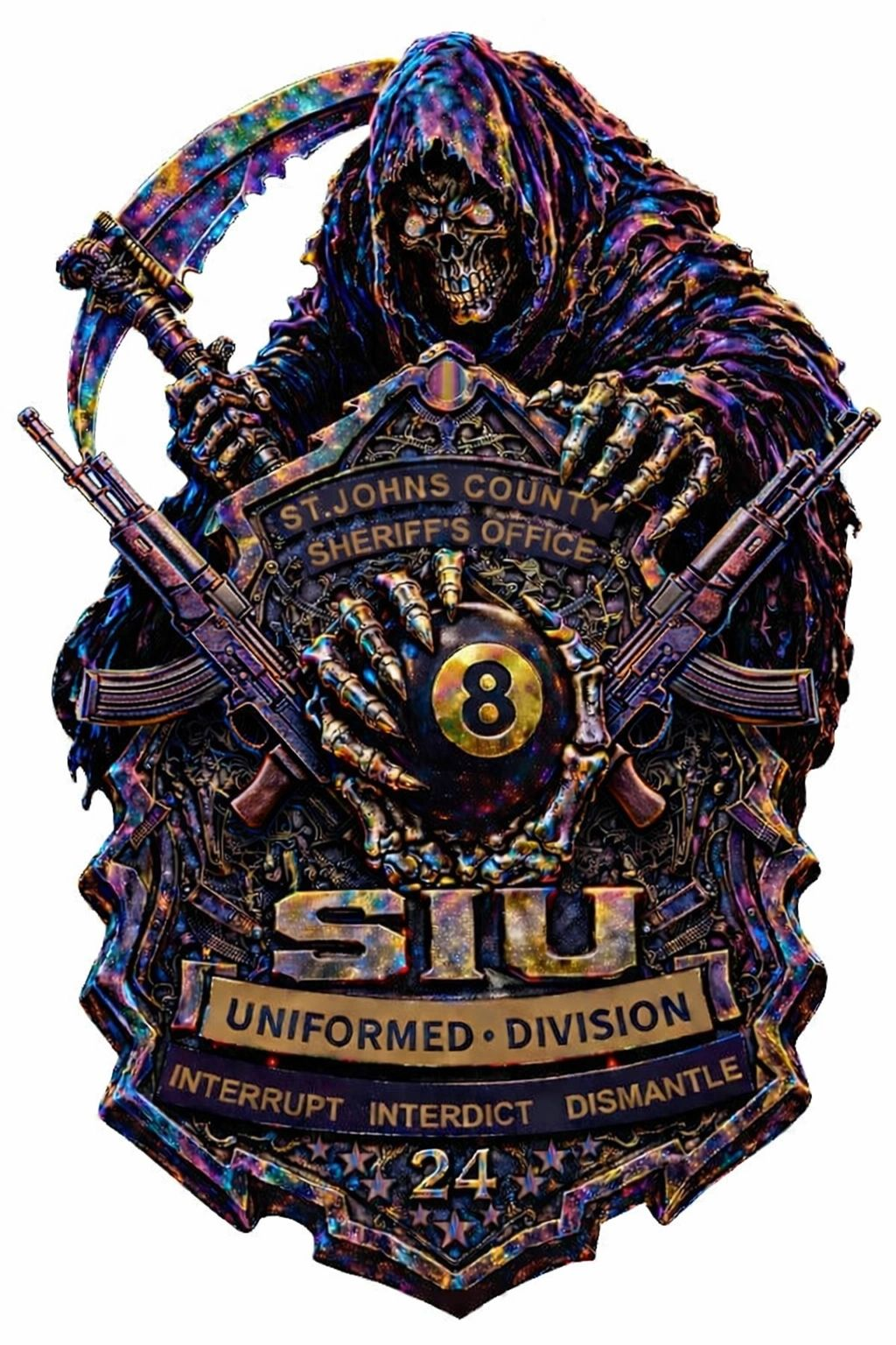 Pre-Sale St. Johns County Sheriff’s SIU coin Limit only 1 per person.