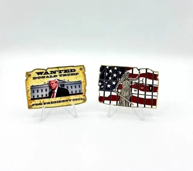 Donald Trump Wanted challenge coin