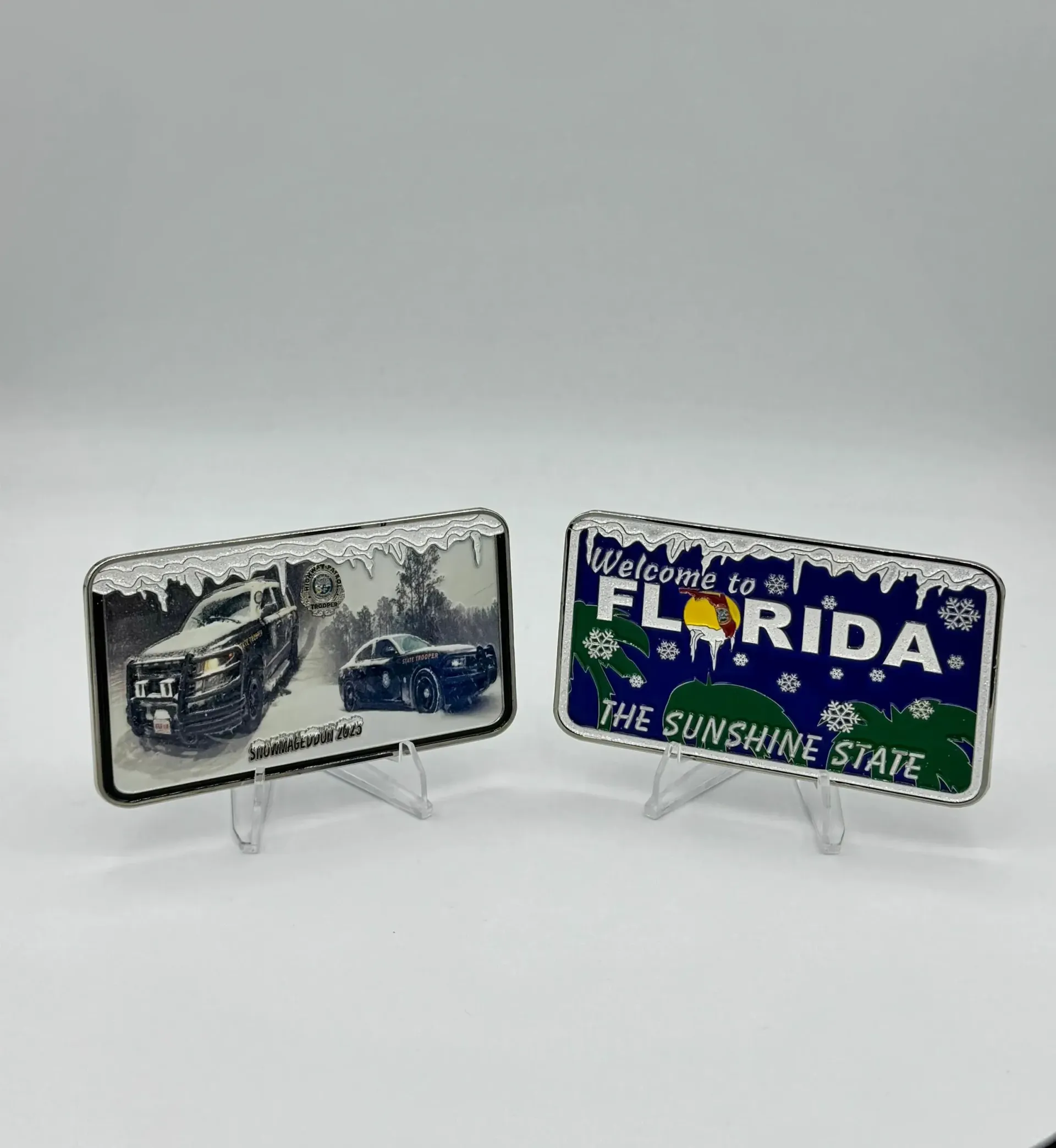 FHP Tahoe/Charger Snow Challenge Coins