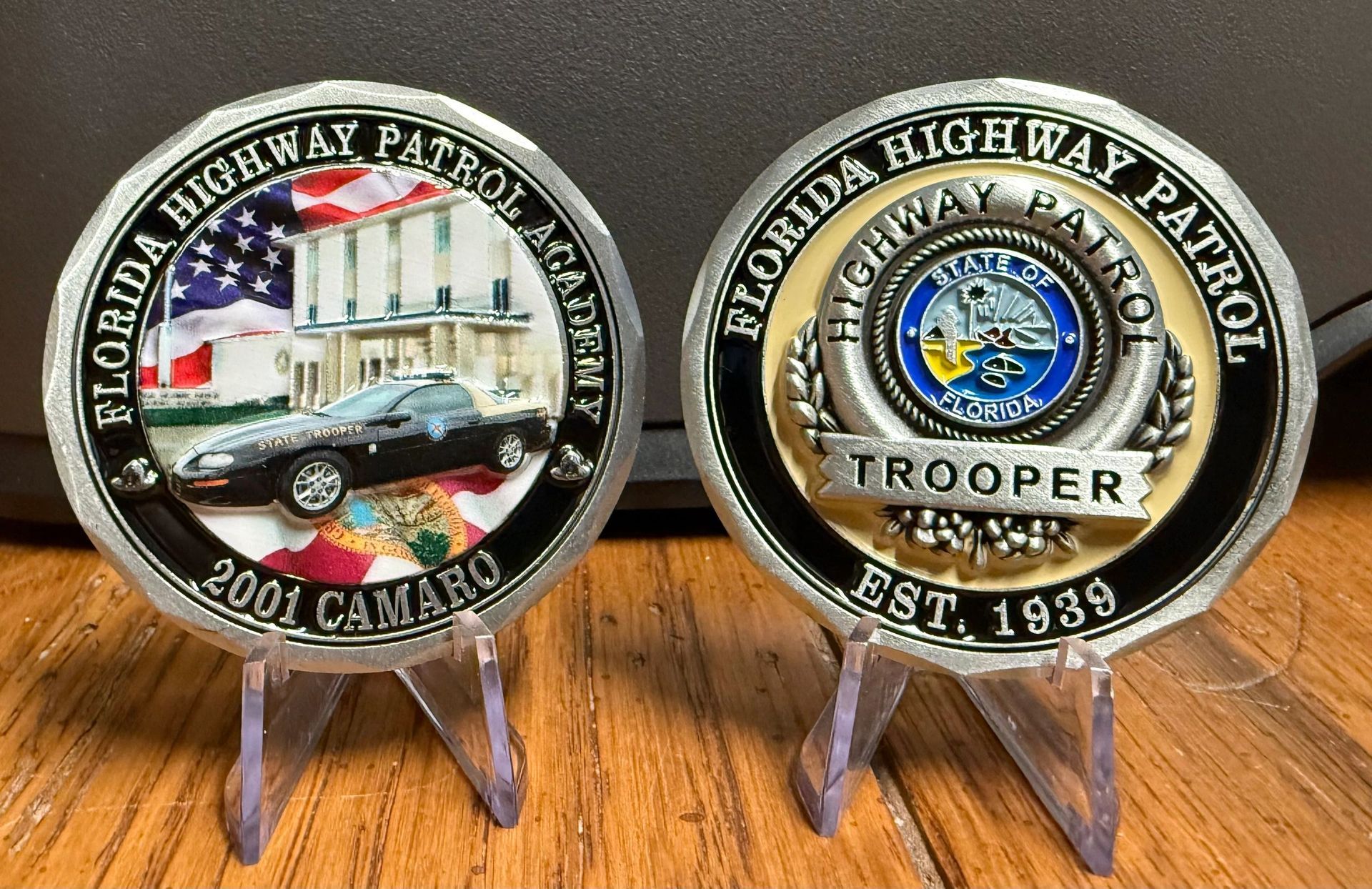 FHP 2001 Chevy Camaro Challenge Coin