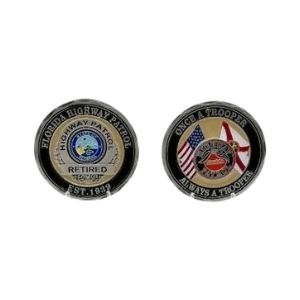 FHP Retired State Trooper Challenge Coin